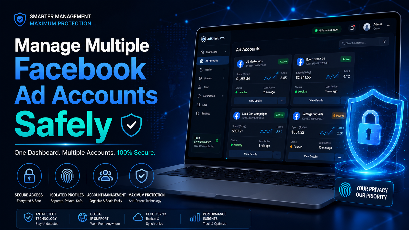 Manage Multiple Facebook Ad Accounts Safely
